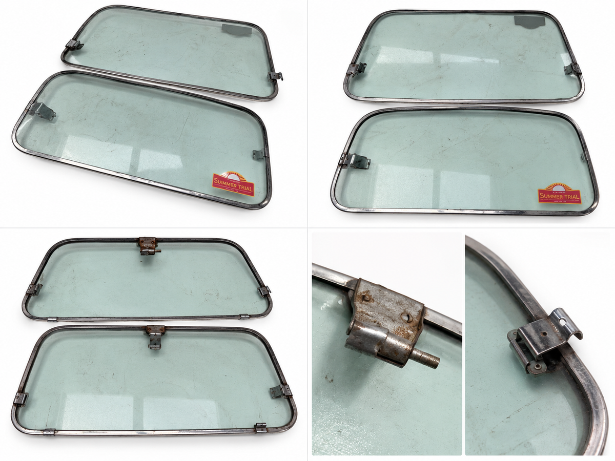 Mini Original Rear Side Windows with Frames – Pair