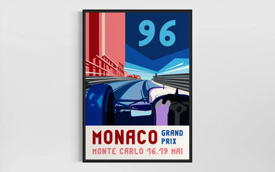 Image of Monaco F1 Grand Prix 96 (Damon Hill/Williams) – Fine Art Giclée Print