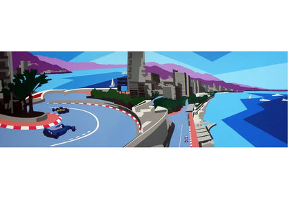 Monaco Mash-up. Fine Art Giclee Ltd Ed Print.