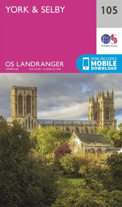 OS Landranger - 104 - Leeds & Bradford, Harrogate & Ilkley
