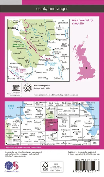 OS Landranger - 118 - Stoke-on-Trent & Macclesfield