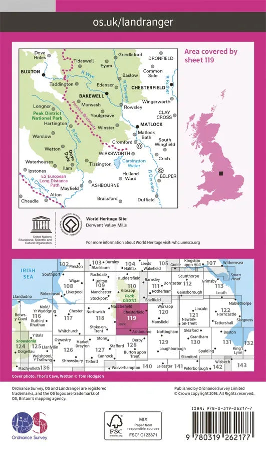 OS Landranger - 118 - Stoke-on-Trent & Macclesfield