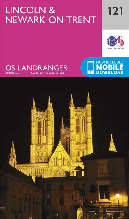 OS Landranger - 120 - Mansfield & Worksop, Sherwood Forest