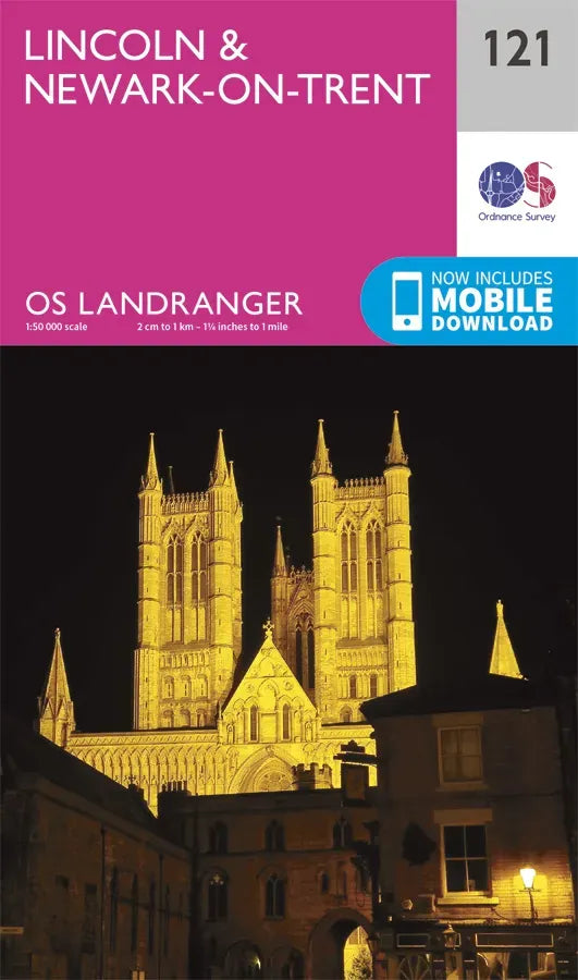 OS Landranger - 120 - Mansfield & Worksop, Sherwood Forest