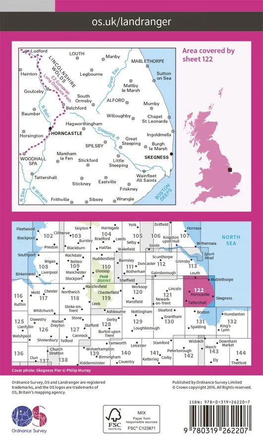 OS Landranger - 121 - Lincoln & Newark-on-Trent