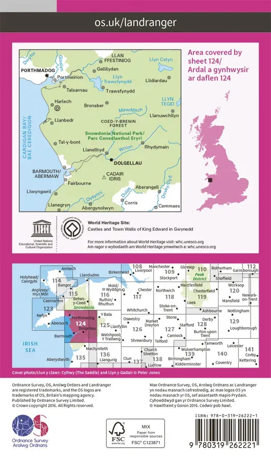 OS Landranger - 123 - Lleyn Peninsula