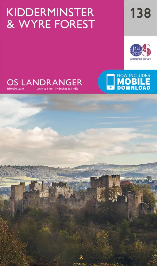 OS Landranger - 138 - Kidderminster & Wyre Forest