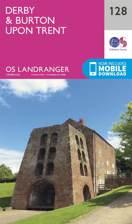 OS Landranger - 128 - Derby & Burton Upon Trent