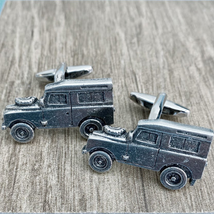 Land Rover Cufflinks Pewter Land Rover Cufflinks – HERO Store