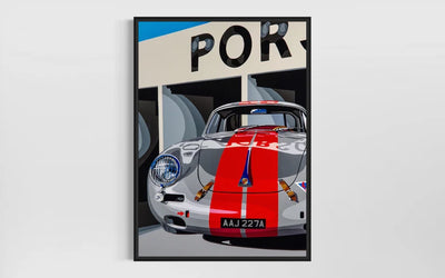 Image of Porsche 356 – Fine Art Giclée Limited Edition Print