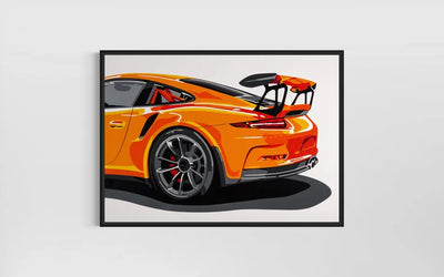 Image of Porsche GT3 RS – Fine Art Giclée Limited Edition Print