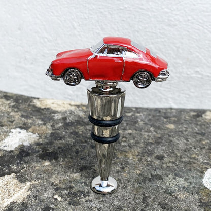Red Sports Car Bottle Stopper
