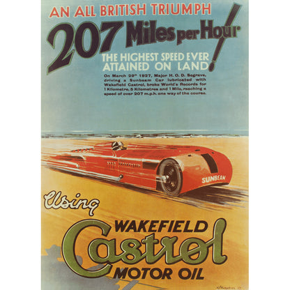 Castrol Landspeed Poster Set