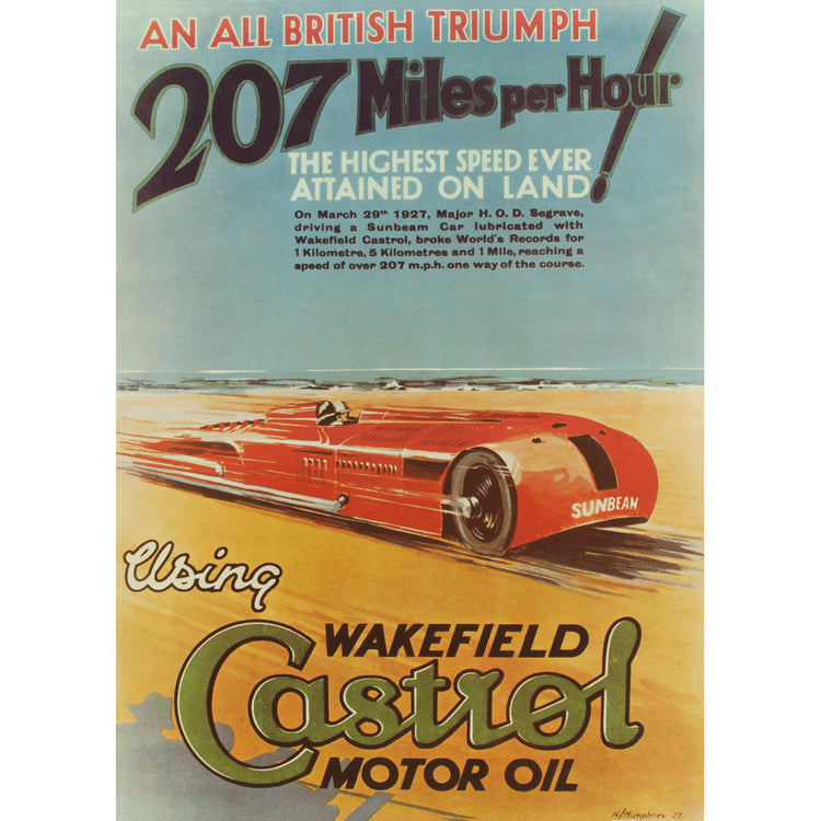 Castrol Landspeed Poster Set