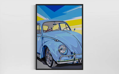 Image of So-Cal Beetle – Fine Art Giclée Limited Edition Print