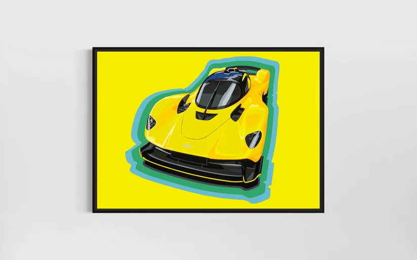 Valkyrie (Aston Martin). Fine Art Giclee Ltd Ed Print.