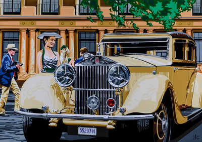 Image of Vintage Rolls-Royce at RACA – Fine Art Giclée Limited Edition Print