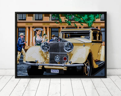 Image of Vintage Rolls-Royce at RACA – Fine Art Giclée Limited Edition Print