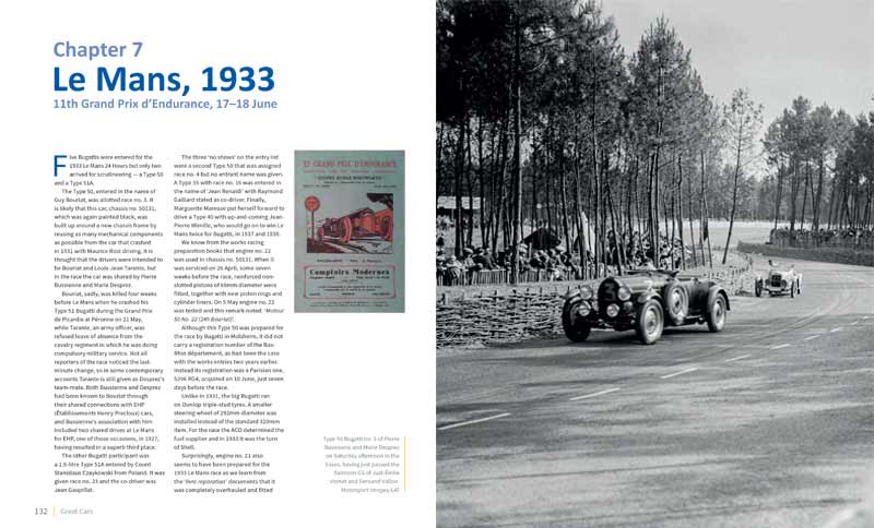 Bugatti Type 50 - The autobiography of Bugatti's first Le Mans car