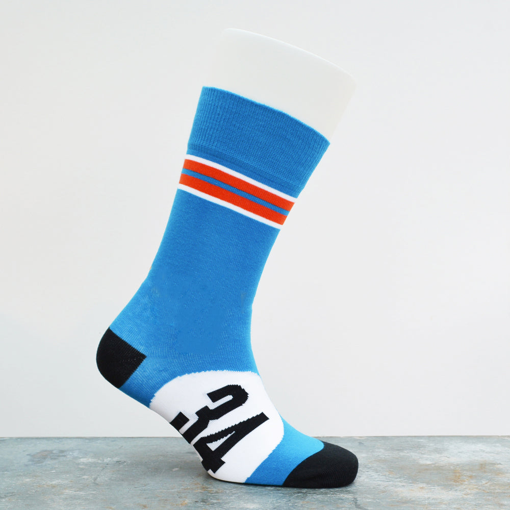 Motoring Leg-Ends Socks - Blue (Bugatti)
