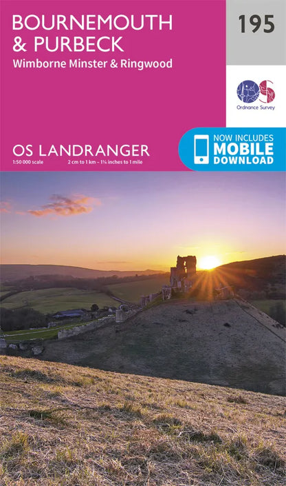 OS Landranger - 195 - Bournemouth & Purbeck