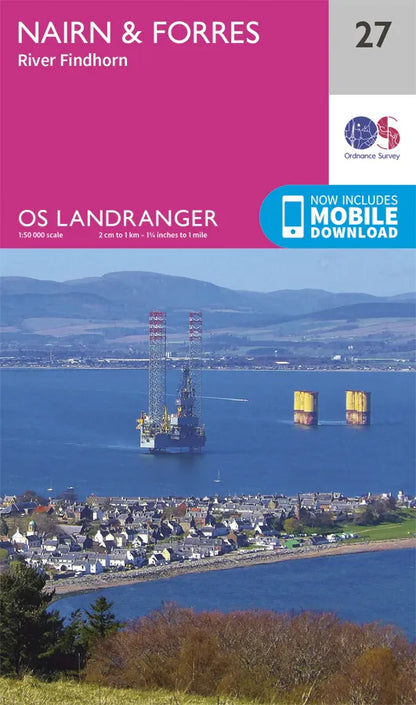 OS Landranger - 27 - Nairn & Forres, River Findhorn