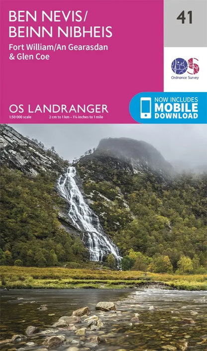 OS Landranger - 41 - Ben Nevis, Fort William & Glen Coe