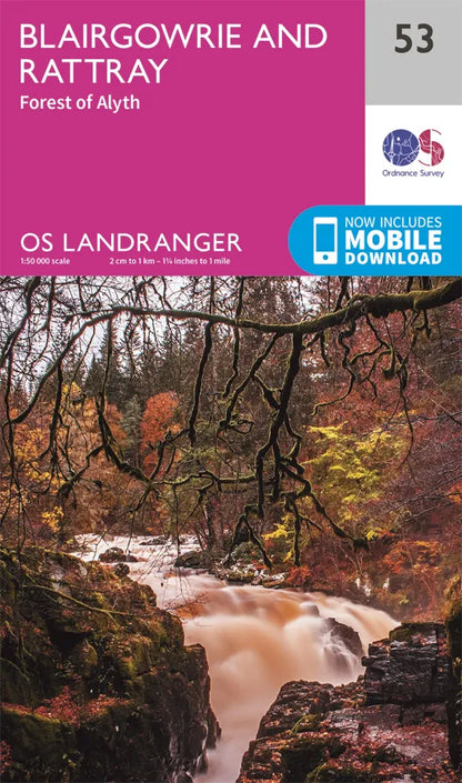OS Landranger - 53 - Blairgowrie & Forest of Alyth