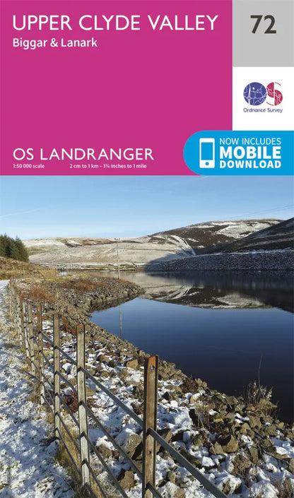 OS Landranger - 72 - Upper Clyde Valley, Biggar & Lanark