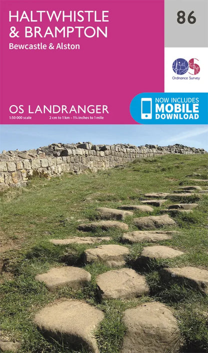 OS Landranger - 86 - Haltwhistle & Brampton, Bewcastle & Alston