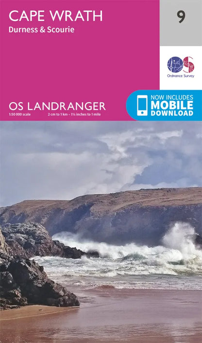 OS Landranger - 9 - Cape Wrath, Durness & Scourie