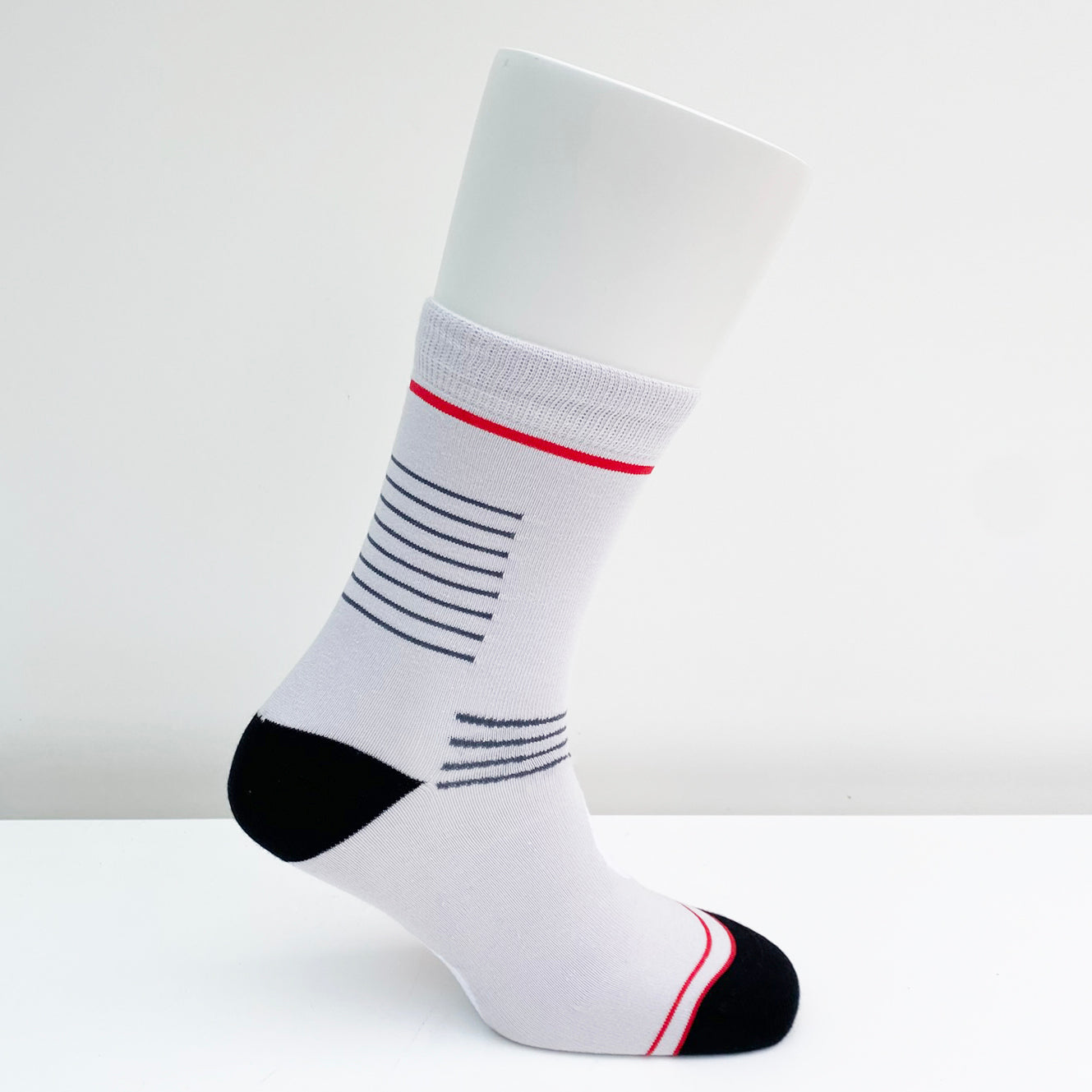 Motoring Leg-Ends Socks - Silver (Silver Arrows)