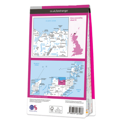 OS Landranger - 010 - Strathnaver, Bettyhill & Tongue area