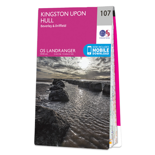 OS Landranger - 107 - Kingston Upon Hull, Beverley & Driffield