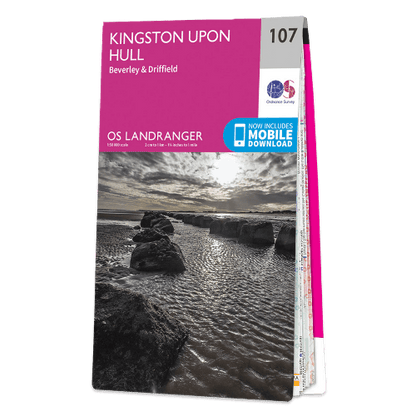 OS Landranger - 107 - Kingston Upon Hull, Beverley & Driffield
