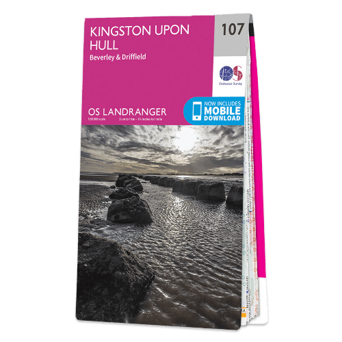 OS Landranger - 107 - Kingston Upon Hull, Beverley & Driffield