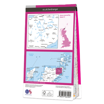 OS Landranger - 011 - Thurso & Dunbeath area