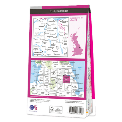 OS Landranger - 112 - Scunthorpe & Gainsborough