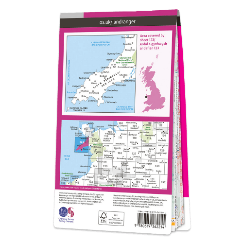 OS Landranger - 123 - Lleyn Peninsula