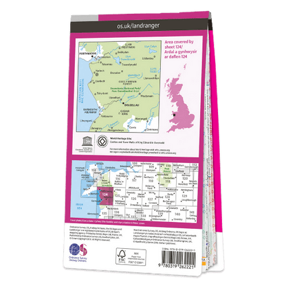 OS Landranger - 124 - Porthmadog & Dolgellau