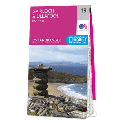 OS Landranger - 019 - Gairloch & Ullapool, Loch Maree area