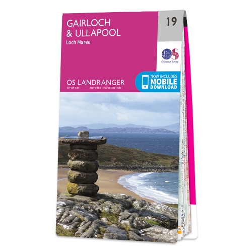 OS Landranger - 019 - Gairloch & Ullapool, Loch Maree area