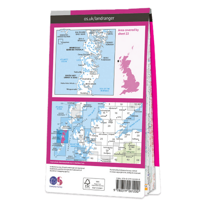 OS Landranger - 022 - Benbecula & South Uist area