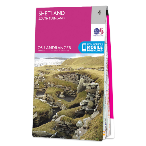 OS Landranger - 004 - Shetland – South Mainland area