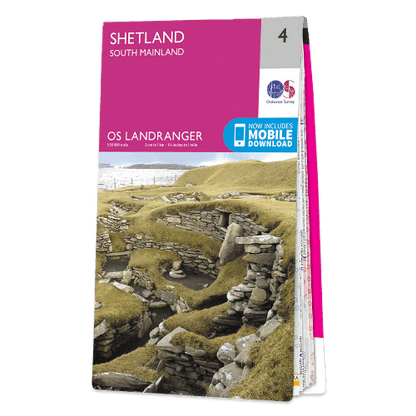 OS Landranger - 004 - Shetland – South Mainland area