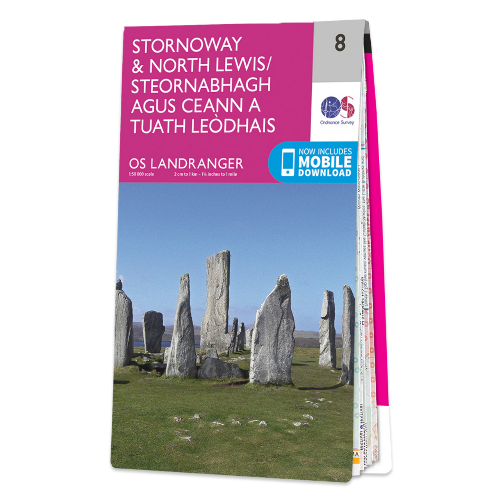 OS Landranger - 008 - Stornaway & North Lewis area