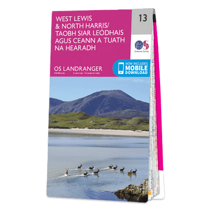 OS Landranger - 013 - West Lewis & North Harris area