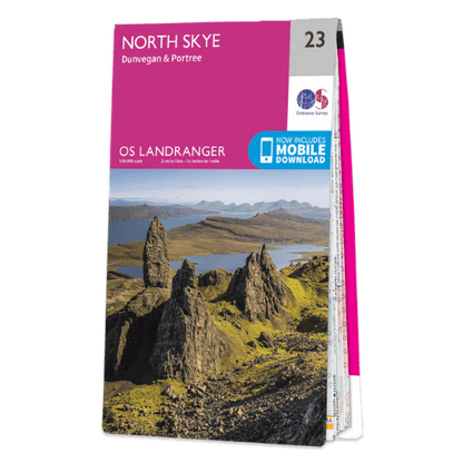 OS Landranger - 023 - North Skye, Dunvegan & Portree area