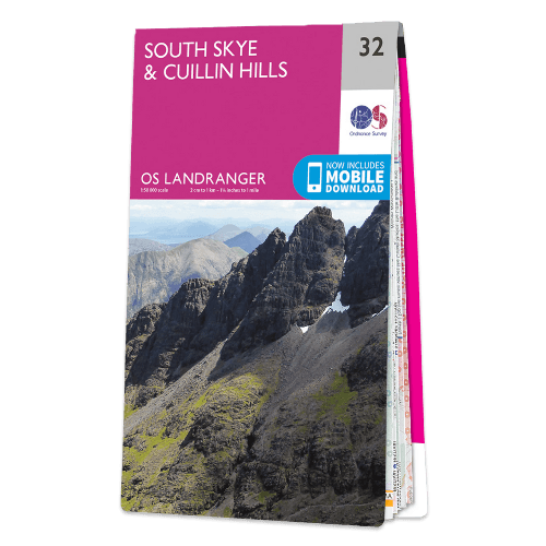 OS Landranger - 032 - South Skye & Cuillin Hills area