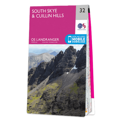 OS Landranger - 032 - South Skye & Cuillin Hills area